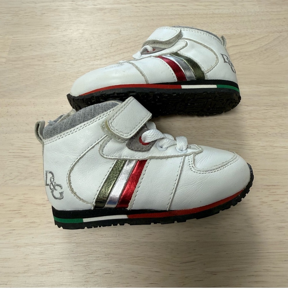 Dolce & Gabbana mid top white sneakers
